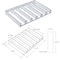 Azar Displays Clear 6 Compartment Divider Bin Cosmetic Tray with Tester Tray on Front and with Pushers, 2-Pack 225840-TESTER-6COMP-2PK - alternate 5